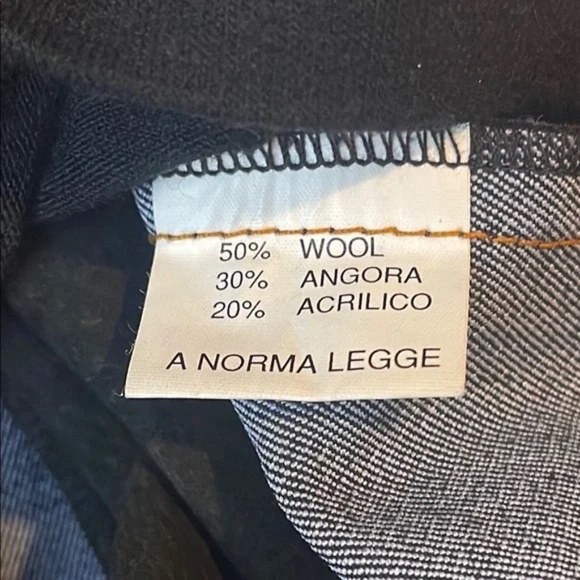 Vintage Galassia Black and Brown Fur, Denim, and Suede Jacket WOW Italy 44 RARE - Picture 10 of 15